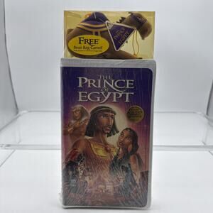 The Prince of Egypt (VHS, 1999 Clamshell) W/ Bean Bag Camel Toy Brand New Sealed